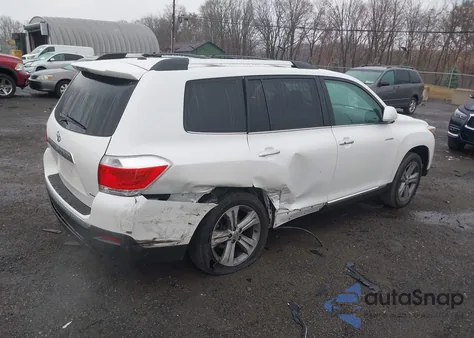2013 Toyota Highlander Limited V6 from USA, damaged, VIN 5TDDK3EH1DS205468